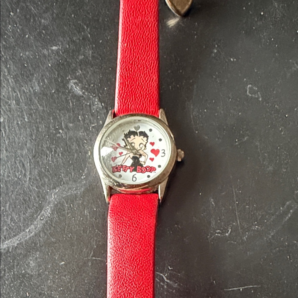 Red Betty Boop Women's Watch